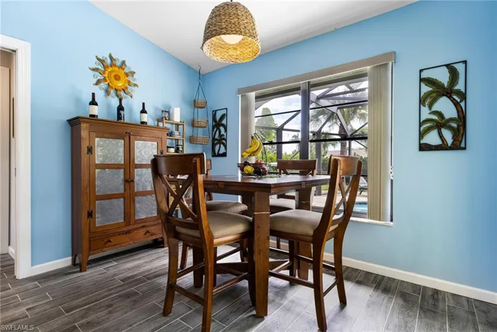 Dining room featuring hardwood / wood-style floors