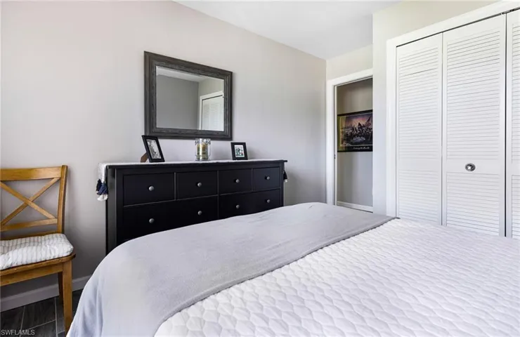 Bedroom with a closet