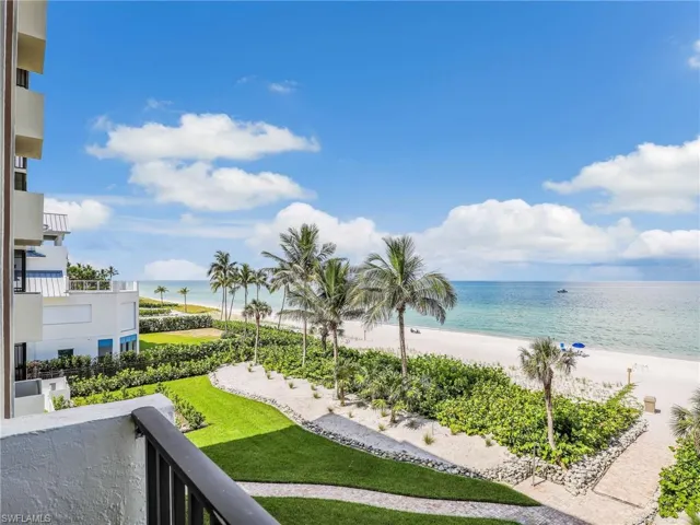 Water view with view from private balcony