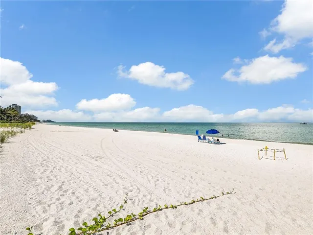 Water view with local beach