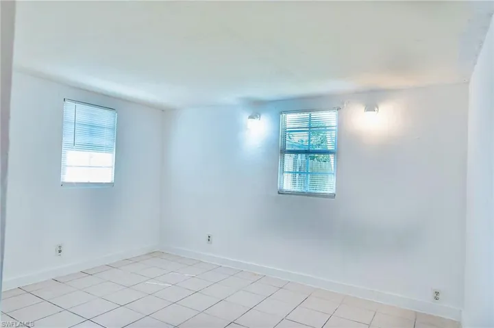 View of spare room