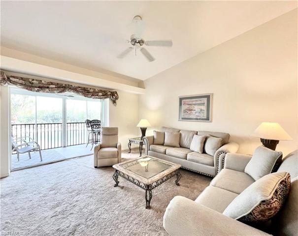 Spacious Living Room with Vaulted Ceilings
