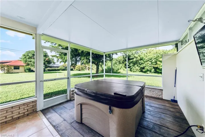 Sunroom with a healthy amount of sunlight