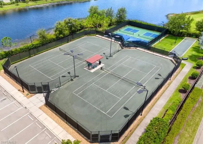 Tennis, Pickeball and Bocce Courts