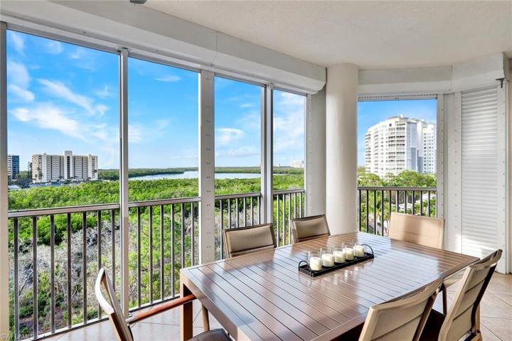 Lanai with views of Turkey Bay & The Gulf