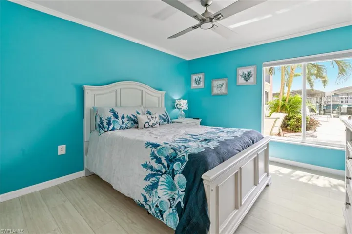 The GENEROUS GUEST BEDROOM is conveniently located near the SECOND BATHROOM