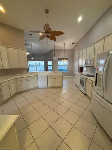 Plenty of counter space and cabinets.  New dishwasher. Entire interior and doors Freshly painted.