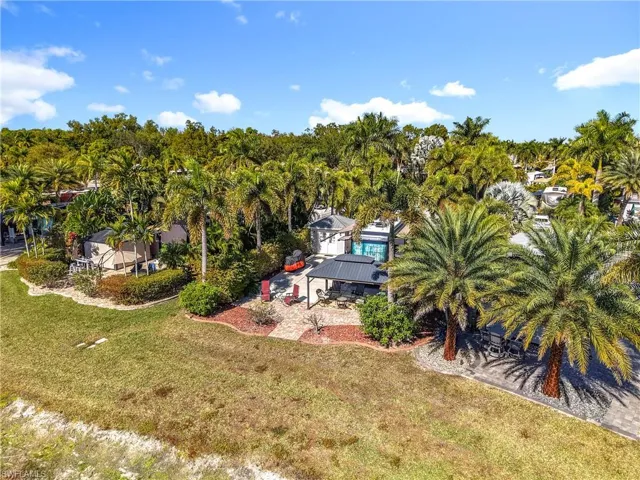 View from above of property