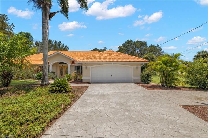 Front of Home with Side Drive