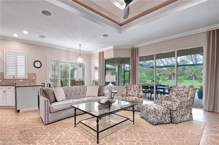 Millwork with volume ceiling
