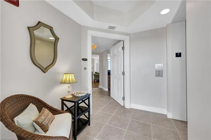 Your private elevator foyer