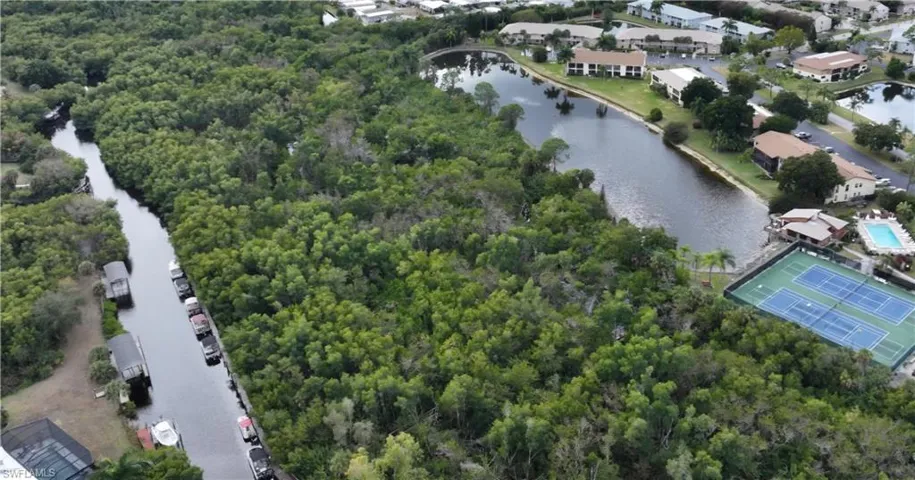 Marina Dockage along canal on left side of photo-wait list BUT STRAIGHT OUT TO CALOOSAHATCHEE RIVER