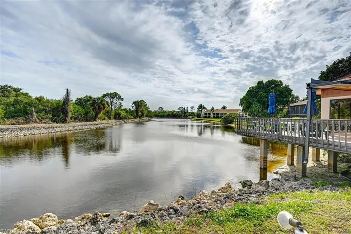 Long Lake view is a short walk from condo