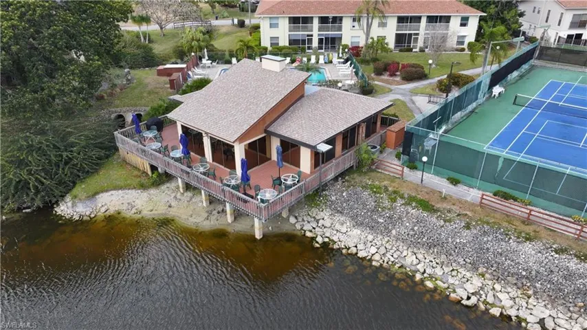 Clubhouse with wrap around deck