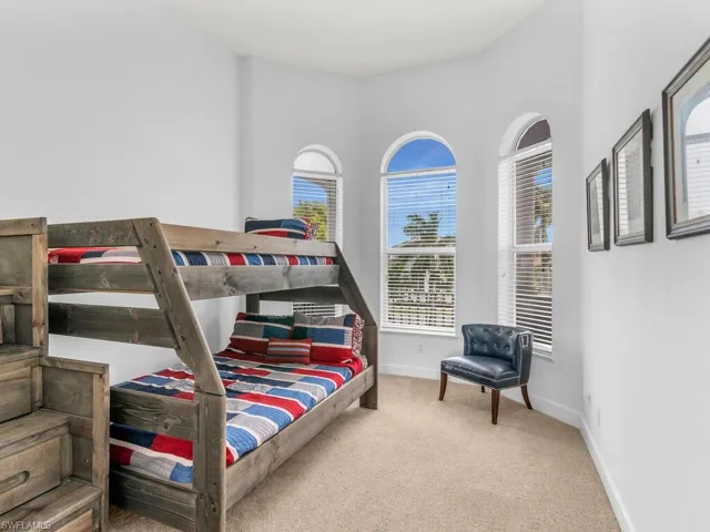 Bedroom featuring carpet floors
