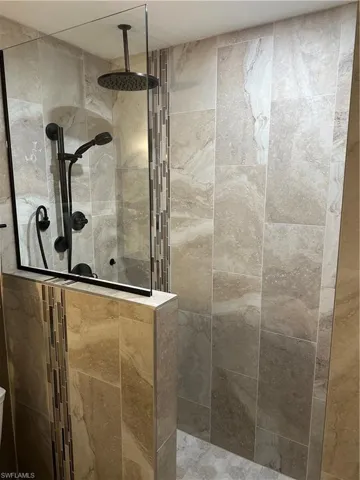 Full bath with a walk in shower