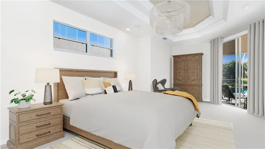 Photo includes reality staging to showcase the possibility of the main bedroom. Design services included with purchase!
