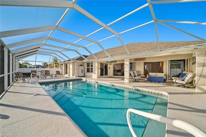 Oversized salt water pool