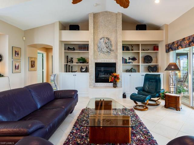 Living Room w/ Vaulted Ceilings