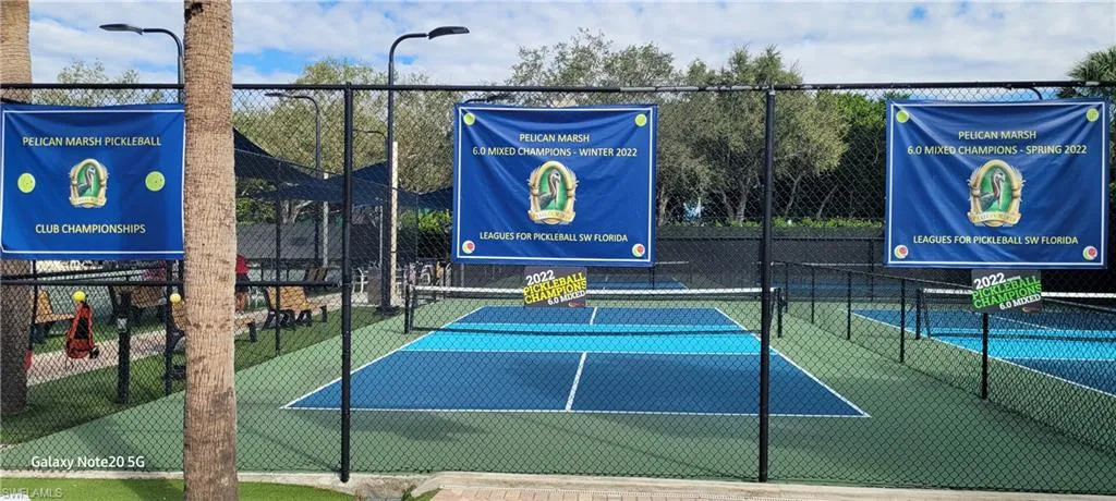 6 Pickleball courts