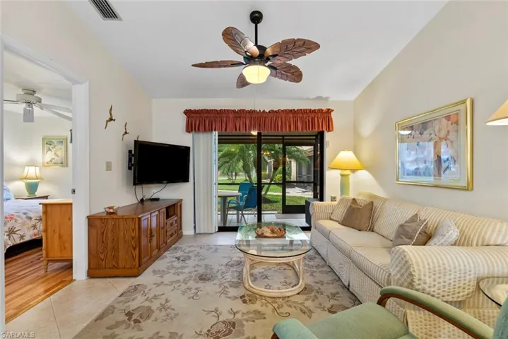Roomy living room