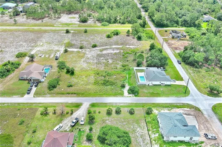 Aerial overview of property's location