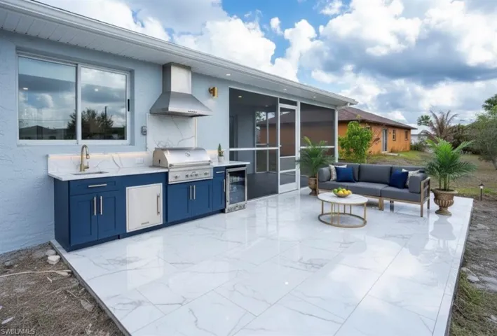 Staged - Concrete Patio
