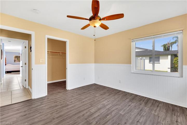 Bedroom 3 with walk-in closet