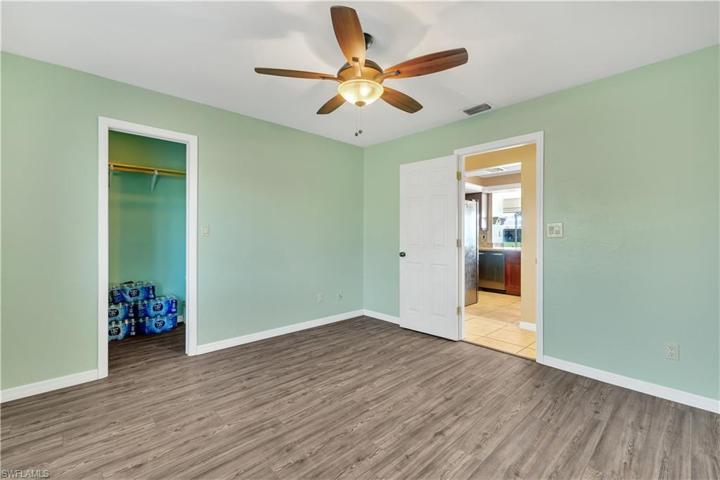 Bedroom 2 with walk-in closet