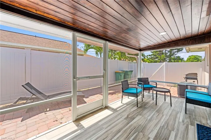 Screened Lanai and patio