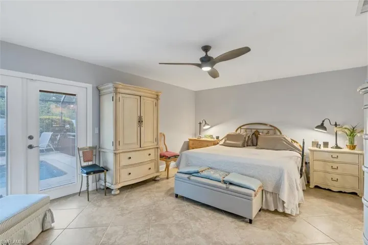 Master bedroom with furniture-now removed