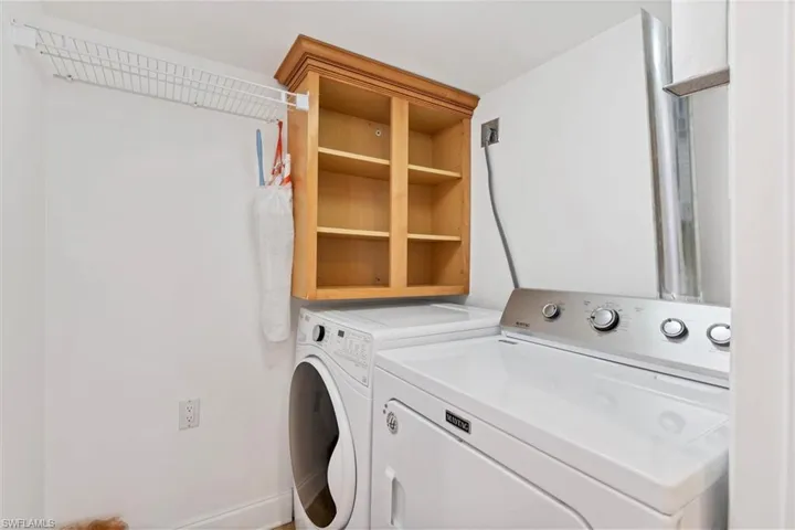 Master closdet walks throug to laundry