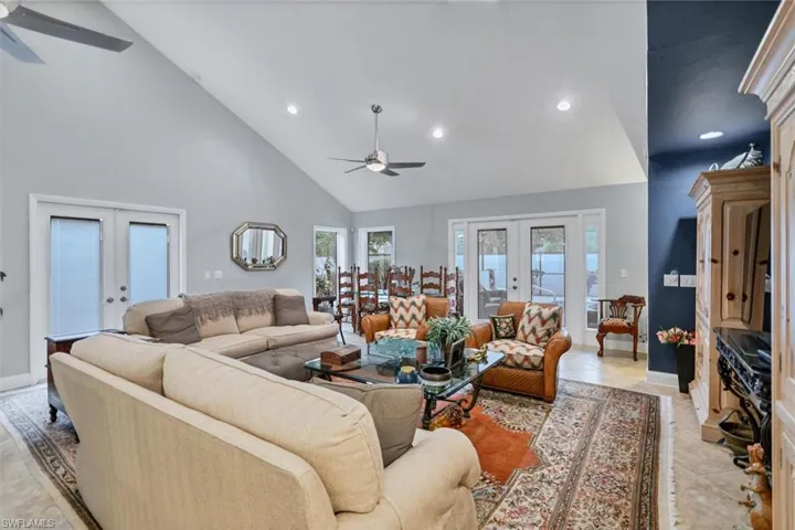 Living room with furniture-now removed