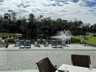 firepit area at the Clubhouse