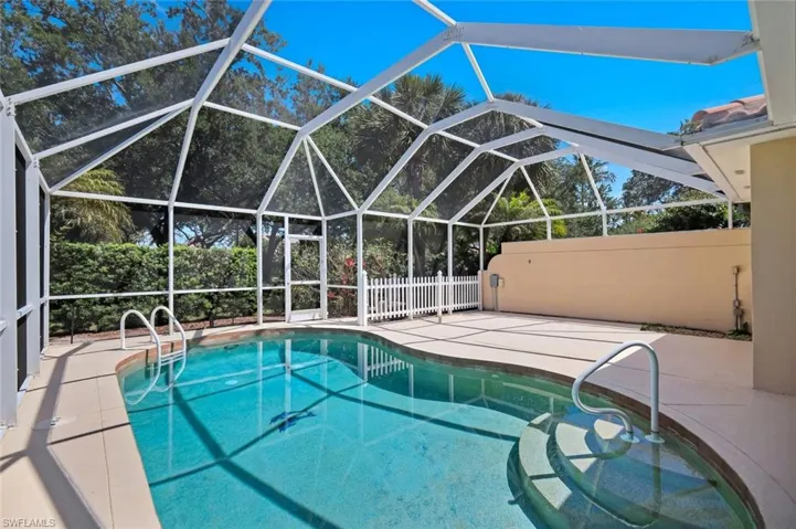 Copious amounts of enclosed space to enjoy your private custom pool.