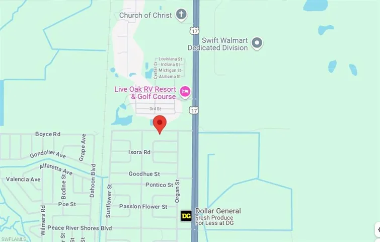 Map location
