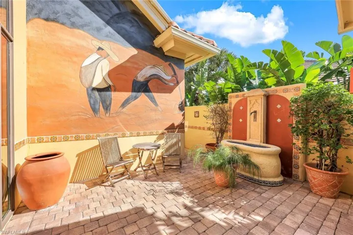 View of patio