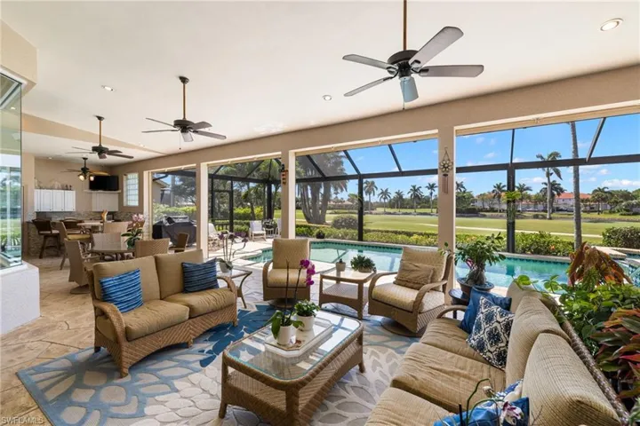 Expansive pool/spa/summer kitchen!