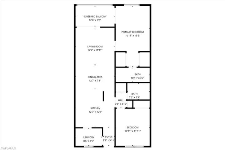 View of floor plan / room layout