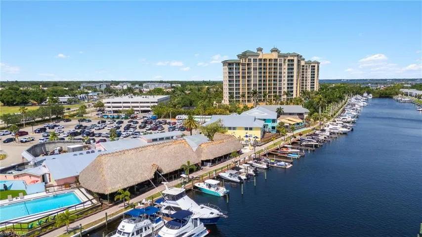 Four public waterfront restaurants on the marina