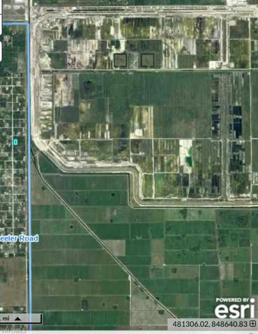 The lot is the tiny blue box here