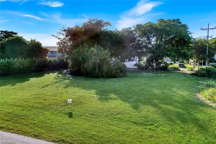 View of green lawn