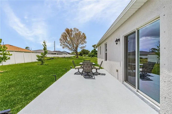 Back patio