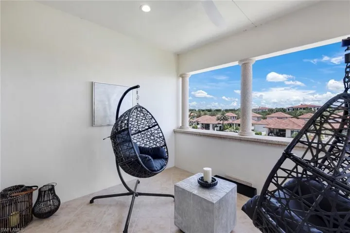 2nd balcony off the primary
