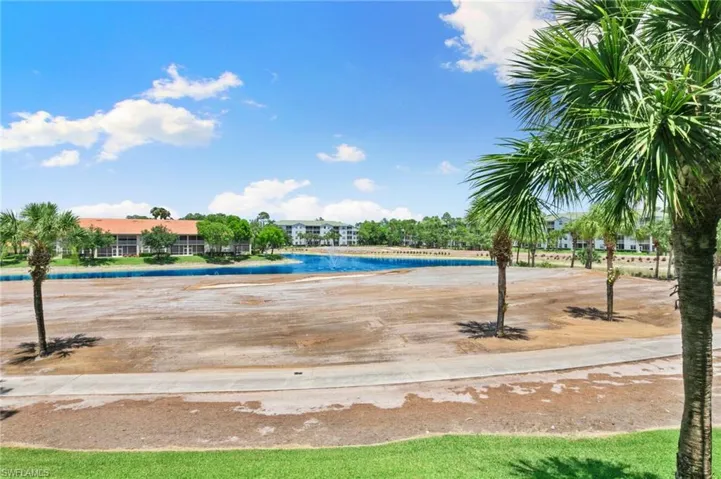 View of lake and golf course currently being renovated for season 2024-25