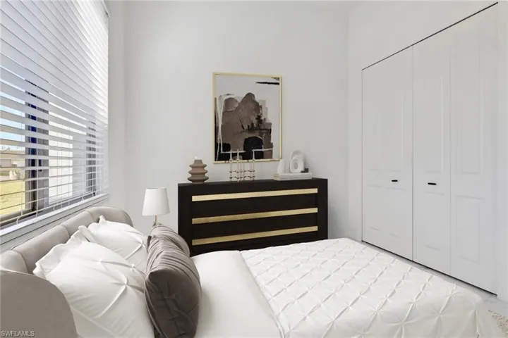 Bedroom with a closet