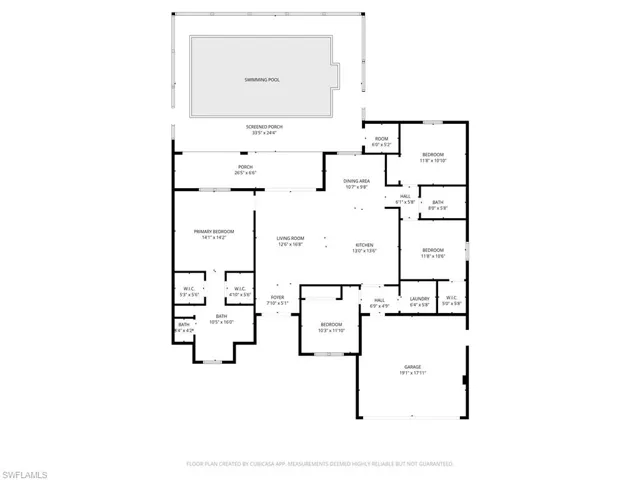 View of floor plan / room layout