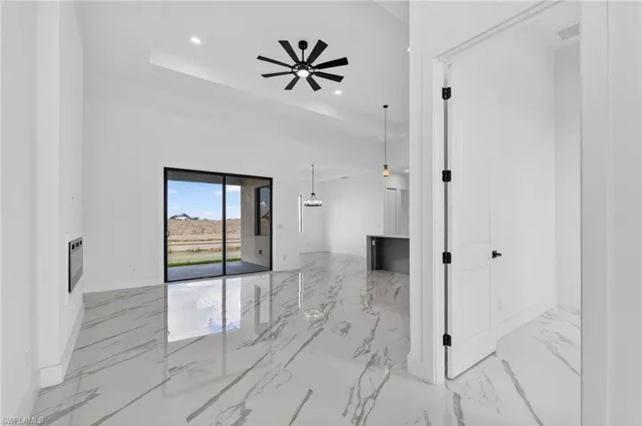 View from front entrance door