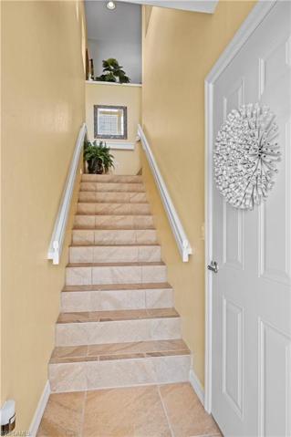 Tiled entry way
