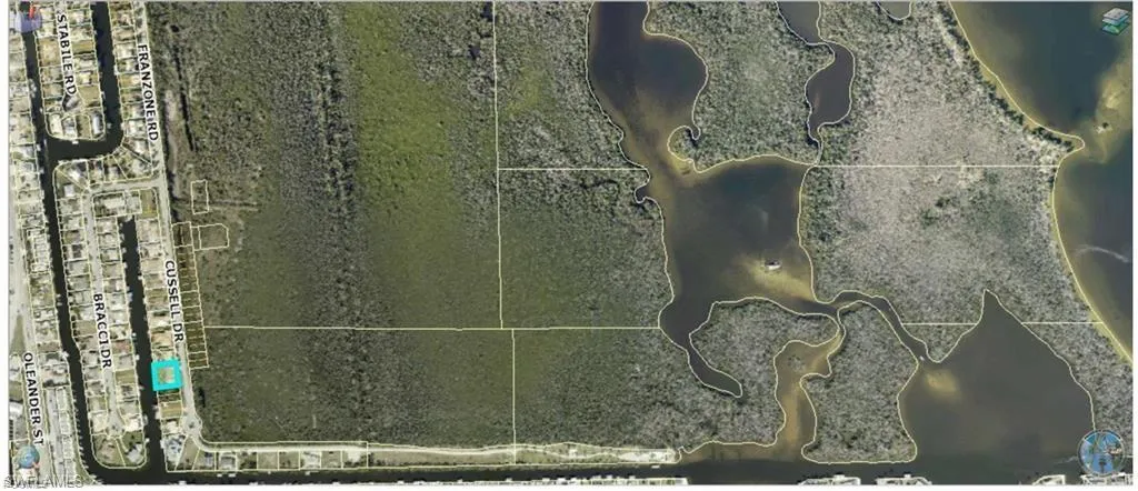 Aerial view of property's location